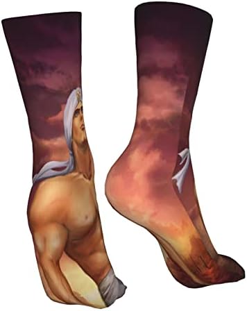 Панкооклуб Аниме Манга Калиман чорапи со необични чорапи со должина ја апсорбираат потта да ги чуваат топлите спортски чорапи унисекс