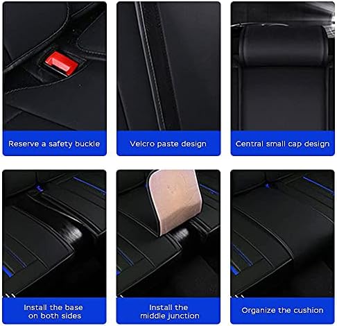 Обвивките за седиштето на автомобилот Blackwheel се вклопуваат за луксузно седиште на Prius Decorate Компатибилно капаче за воздушно перниче