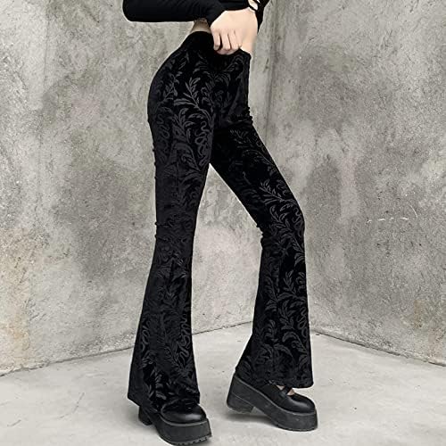 Tsенски панталони TSMNZMU Широки нозе готски џемпери панк корејски стил црни панталони џогери Харајуку јога панделка