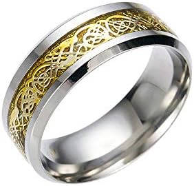 Мажи змеј образец волфрам карбид прстен 8мм свадба бенд Полски финиш класичен едноставен обичен венчален бенд прстен