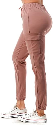 Petенски џогери за жени Петалоз, кои влечеа панталони за пешачење за жени, на отворено, обичен атлетски тренинг со џебови