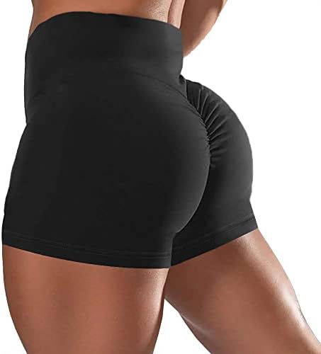 Aurенски тренингот Аургелмир, шорцеви за вежбање, изглучете ги плен салата јога панталони средни/високи половини за кревање спортски хеланки