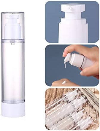 Вакуумска пумпа Притиснете празно шише чиста BPA бесплатни контејнери Диспензерот за големина на патување за лосиони за козметика
