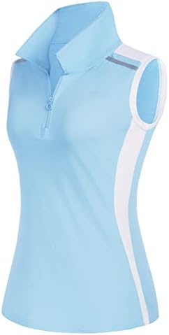 Jackек Смит женски без ракав голф Поло кошула со поштенски кошули за зимки за жени брзо суво
