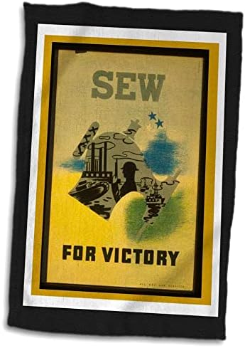3drose Флорен 1930 -ти и 40 -ти - WPA Sew for Pater War Poster - крпи