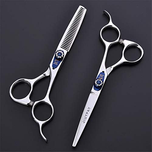 XJPB ножици за сечење на косата за ножици за ножици за фризури Поставете јапонски нерѓосувачки челик 6,0 инчи за мажи жени дома салон бербер,