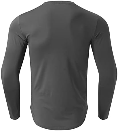 Маички за компресија на тренингот во Вокачи маички со долги ракави, тенок, фит за брзо сушење на врвови за дното на атлетска салата
