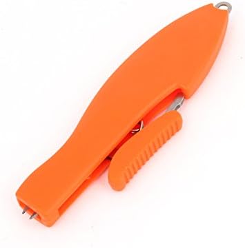 Риболов линија IiVverr портокалова пластична рачка за бод за кастрење за ножици (Línea de pessca naranja mango de plástico puntada recorte tijeras cortador