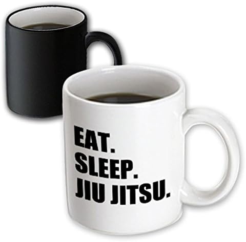 3drose mug_180413_1 Јадете спиење uиу itsитсу јапонски воен уметност Ju jutsu jujutsu jujitsu керамички кригла, 11-унца