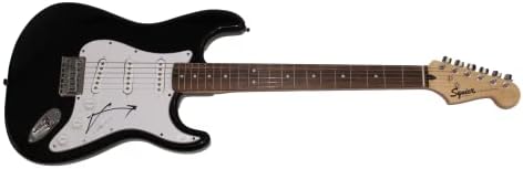 Aredаред Лето потпиша автограм со целосна големина Црна фендер Стратокастер Електрична гитара Б/ Jamesејмс Спенс автентикација JSA COA - Триесет секунди до фронтменот на ?