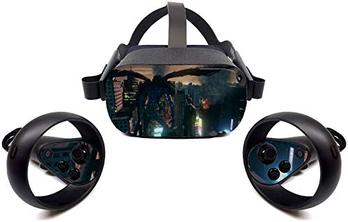 Oculus Quest vr heards налепница на кожата Супер херој се бори против винил декларација за слушалки и контролор од ОК Ан Јеу