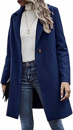 Јутарал зимски палта за жени со долг ракав Трендовски лапл Отворени предни кошули Кардиган Елегантен обичен плус големина блејзер