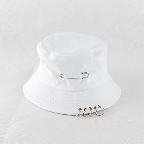 Феничен шик унисекс корпа капа Sunhat Bonnie Caps лето пакувања со украси за пирсинг со пинови