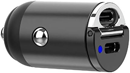 Полнач за автомобили Boxwave Cardibtival со Uperfect Portable Monitor Matte Ultra Slim 156Kickstand - Mini Dual PD Carger Carger, Брз, 2 USB