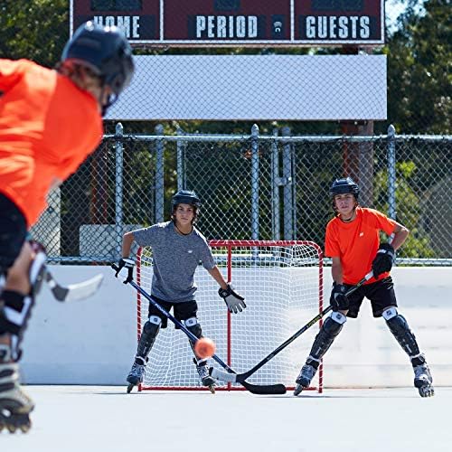 Френклин Спортска Младинска Улична Хокеарска Мрежа-Внатрешна + Цел За Хокеј На Челик На Отворено За Деца Ролери + Уличен Хокеј-Пренослив