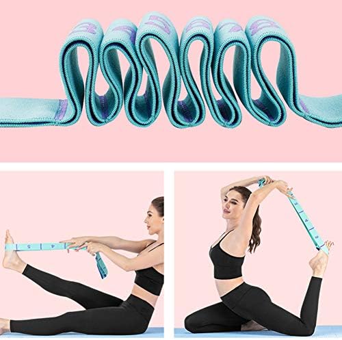 Syksol Guangming - каиш за истегнување на јога за јога за флексибилност физикална терапија, еластични ленти за истегнување на ленти