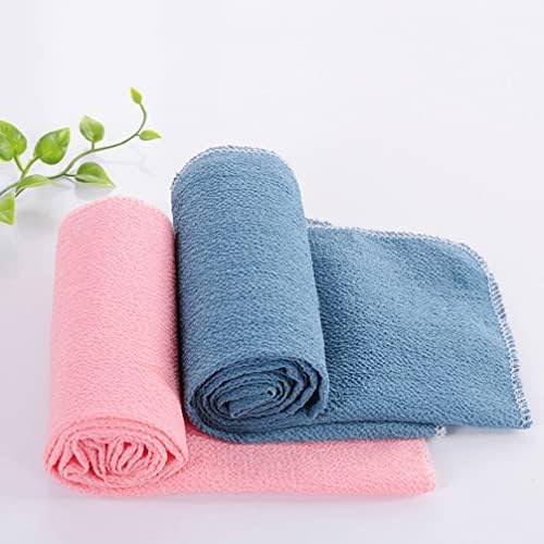 Fomiyes Бања крпи за бања 2 парчиња ексфолираат најлонски бања крпа за крпа за крпа за убавина кожа бања миење крпа крпа за масажа за масажа за