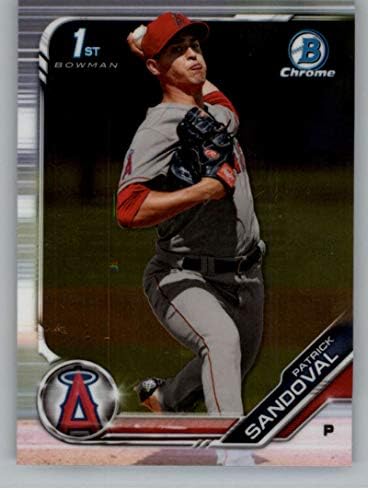 2019 Bowman Chrome Properces BCP-236 Patrick Sandoval Los Angeles Angels RC RC Dookie MLB Baseball Trading Card