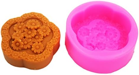 Longzang Love Rose Mold S377 уметнички силиконски сапун занает DIY рачно изработени калапи за свеќи