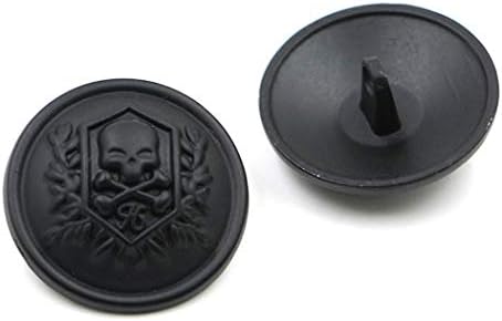 Ванана 8/10/12pcs 15мм/0,6 ''-25мм/1 '' Сребрена и црна метална копче-скијачка копче за вкрстено копче-копче за шиење на копчето