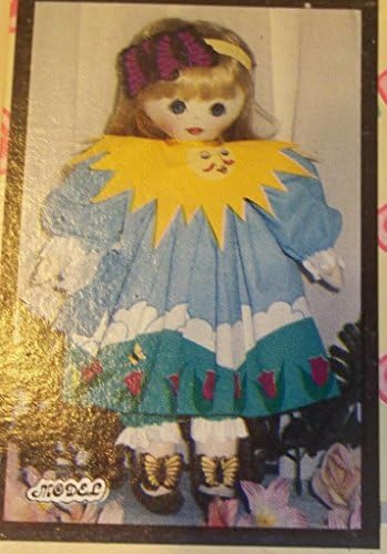 Molly Sunshine Doll Tulip & Butterfly Fabric Panel - HBP001