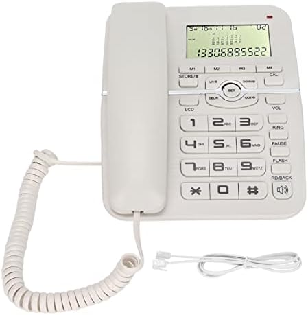Поленик Телефон, Десктоп кабел Телефон FSKDTMF двоен систем Повикувач за лична карта Редиција на големи копчиња Звучник за хотел за домашни канцеларии