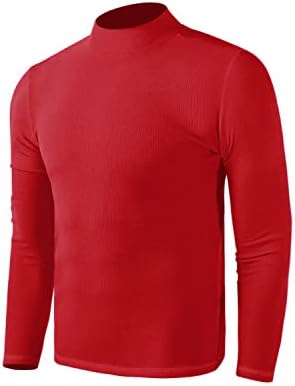 Менс се потсмеваат со кошули со долг ракав, термички основен слој на врвот