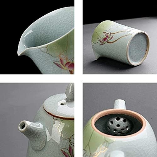 Lianxiao - Преносен чај од кунгфу сет за патувања чајници со чајни чаши чај од чај со чај со чај со чај со чај од чај