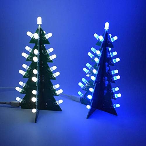 Aoof DIY Star Ефект 3D LED Декоративен Комплет За Новогодишна Елка