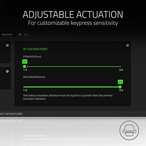 Razer Tartarus Pro Gaming Keypad: Аналогно-оптички прекинувачи за клучеви