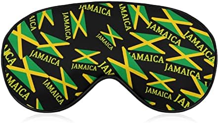 Јамајка знаме за спиење маска за очи, симпатична слепи очи, ја покрива сенката за жени за жени подароци
