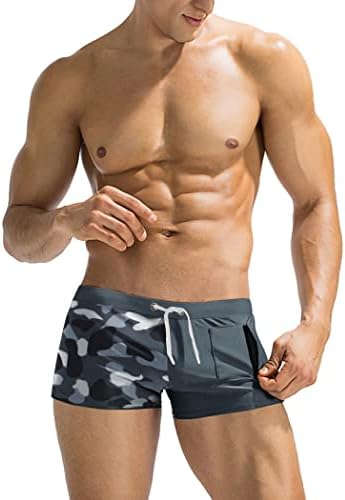 Coofandy Mens Sweat Smake Trunk Swear Sweating Coosting Suit Swid Square Cart Board Short Short