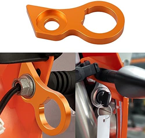 Пресекување на мотоцикл за преместување на палење на портокалови клучеви на NICECNC Компатибилен со моторцикл со заграда компатибилен со