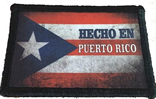 Хехо Ен Порто Рико/Печ за морал. Совршено за вашата тактичка воена армија опрема, ранец, капа за бејзбол на операторот, носач на плочи или елек.
