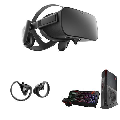 MSI Trident 3 VR7RC-020US Gaming Desktop GTX 1060 I5-7400 8GB 1TB Windows 10 & Oculus Rift + Пакет за виртуелна реалност на допир