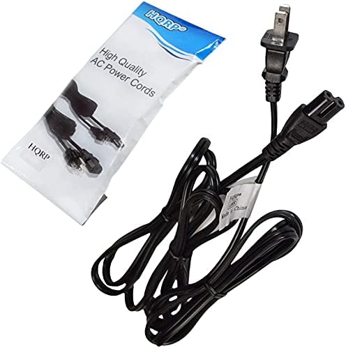HQRP AC Power Cord Cost Cropbtational со JVC QMPE430-190-K4 QMPE360-190-K2 CU-VD3US CU-VD50US GV-LS1BUS GV-LS2WUS GY-HM100U Mains Cable,