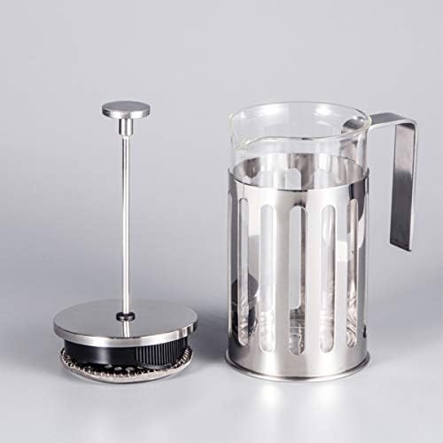 Doitool чајник, 304 тенџере со притисок од не'рѓосувачки челик, висока боросиликатна стаклена чајник со ниска температура