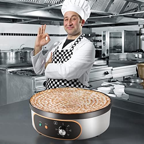 Maker Livosa Crepe 16 машина за производство на електрична палачинки 1800W не-лепење комерцијален производител на креп со тесто и
