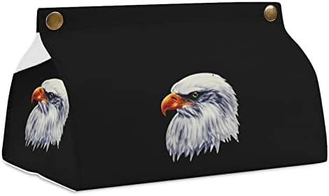 Армиски американско знаме Орег глава кутија за ткиво на главата на кутијата ПУ кожена ткиво на кутијата Правоаголен организатор