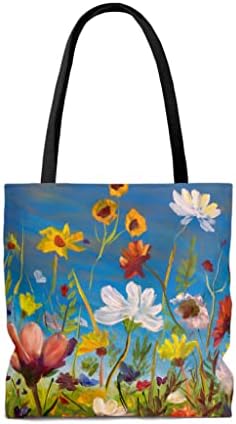Пролетна естетска градина торба за торбички за жени и мажи торбички торбички за купување торбички торбички за еднократна употреба на