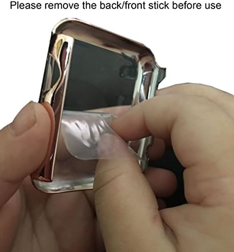 Protectionоси Минеја Apple Watch [42mm] Заштитна кутија за предвремени страни со вграден заштитник на екранот за чисто стакло-Анти-гребење и заштитен штит на штит Целосно покри