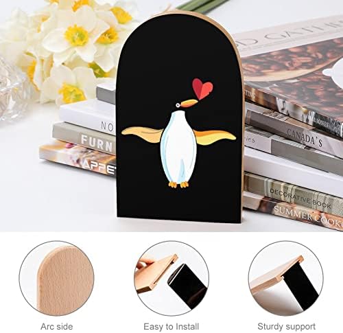 Сакам Пингвини Дрво Книги Тешки Носители На Книги За Полици Декоративна Книга Завршува