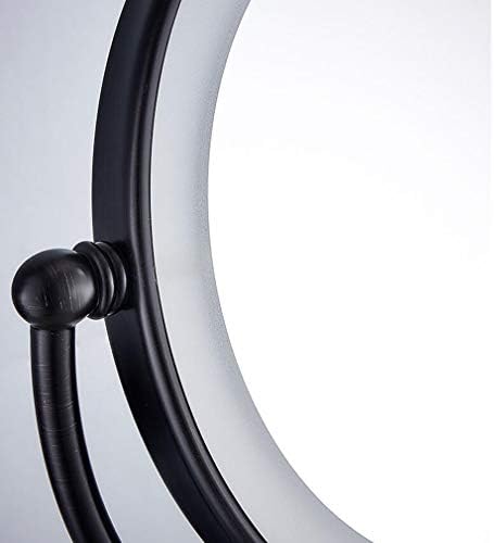 Заахх шминка суета огледало, LED осветлен двострано огледало за бања 3x зголемување на wallидот монтиран за убавина огледало за проширување