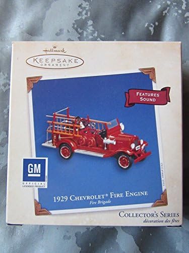 Hallmark 1929 Chevrolet Fire Fire Engine - Противпожарна бригада 2003 QX8449 од украс за чување