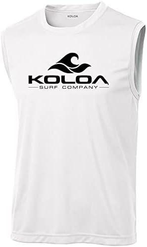 Колоа сурфање класичен бран лого влага маички без ракави. Големини: XS-4XL