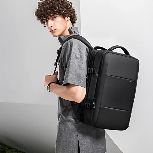 45L носат на ранец, ранци за патувања во неделата, 17,3 инчи лаптоп пакет за деловно проширување торба за проширување на мажи и жени…)…