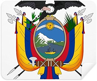 Кито Еквадор Национален Амблем Крпа За Чистење Екран За Чистење 2 парчиња Велур Ткаенина