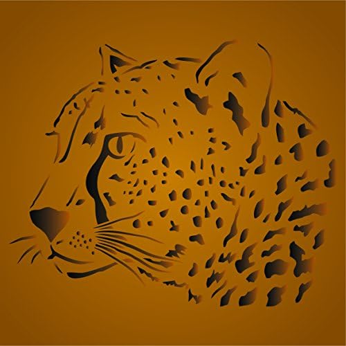 Матрица За Глава на Гепард, 16,5 х 13,5 инчи - Африкански Матрици За Големи Мачки За Сликање