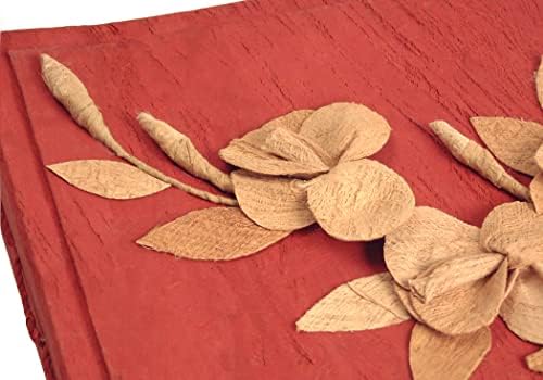 Life Arts Handmade Flaura Bark Photo Album Red, Large