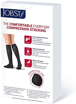 Непрофесионалните чорапи за компресија на работата, 20-30 mmHg, високо колено, отворено пети